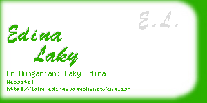 edina laky business card